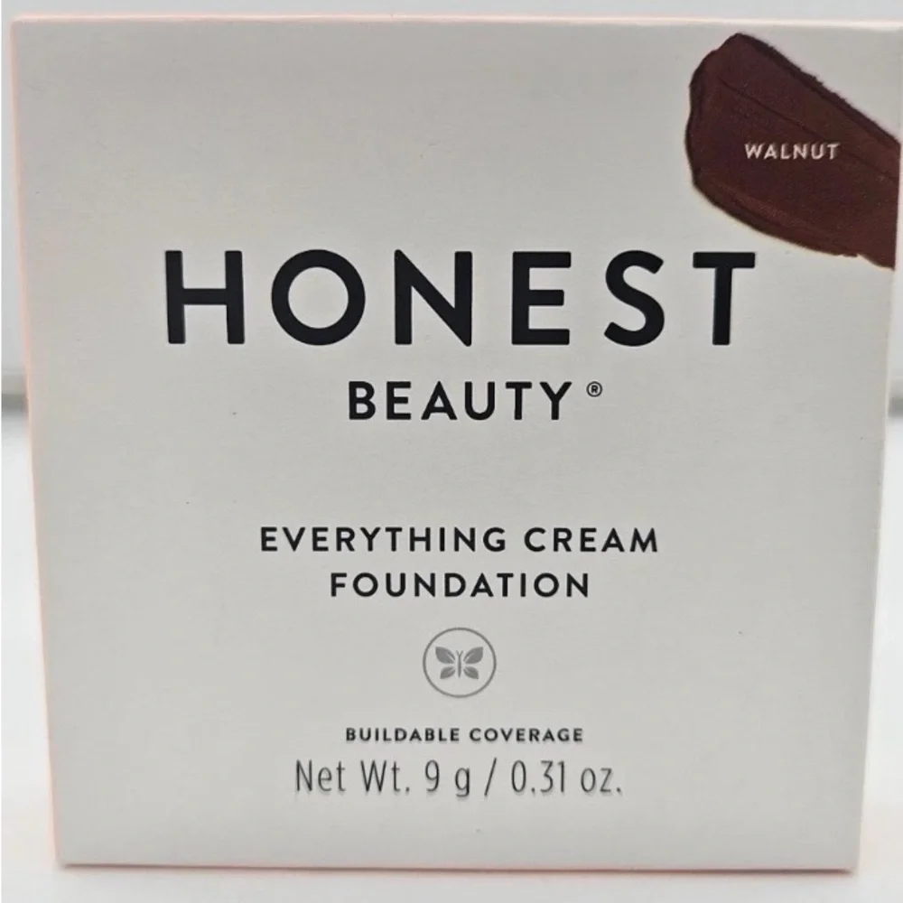 Honest Beauty Everything Cream Foundation 0.31 oz Walnut Buildable Blendable